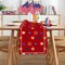 Star Stripe 4th of July Table Runner,Patriotic Memorial Day Kitchen Dining Table Decoration for Home Party Decor 13x72 Inch Red White and Blue
